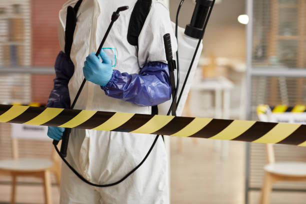 Professional Blood Cleanup technician working in Kingston, AR